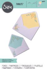 Load image into Gallery viewer, Sizzix Thinlits Die Set Foliage Envelope Liners (665077)