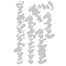 Load image into Gallery viewer, Sizzix Thinlits Die Set 6PK - Script Sentiments (665089)