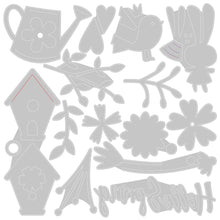 Load image into Gallery viewer, Sizzix Thinlits Die Set 16PK - Hello Spring (665091)