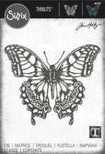 Load image into Gallery viewer, Sizzix Thinlits Die Perspective Butterfly by Tim Holtz (665201)
