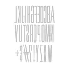 Load image into Gallery viewer, Sizzix Thinlits Die Set Alphanumeric Stretch Upper Case by Tim Holtz (665206)