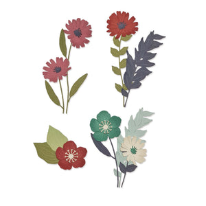 Sizzix Thinlits Dies Botanicals Wild Blooms #1 Lisa Jones (665283)