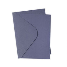 Load image into Gallery viewer, Sizzix Surfacez A6 Card & Envelope Pack French Navy (665694)