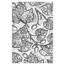 Load image into Gallery viewer, Sizzix 3-D Texture Fades Embossing Folder Acorns by Tim Holtz (665772)