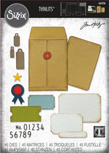 Load image into Gallery viewer, Sizzix Thinlits Die Set Collector by Tim Holtz (665926)