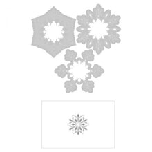 Load image into Gallery viewer, Sizzix Switchlits Embossing Folder Winter Snowflakes (665968)
