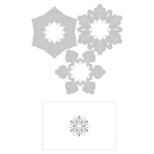 Sizzix Switchlits Embossing Folder Winter Snowflakes (665968)