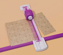 Load image into Gallery viewer, Purple Cows Craft Geek 9 Pattern Trim It Rotary Trimmer (7600)