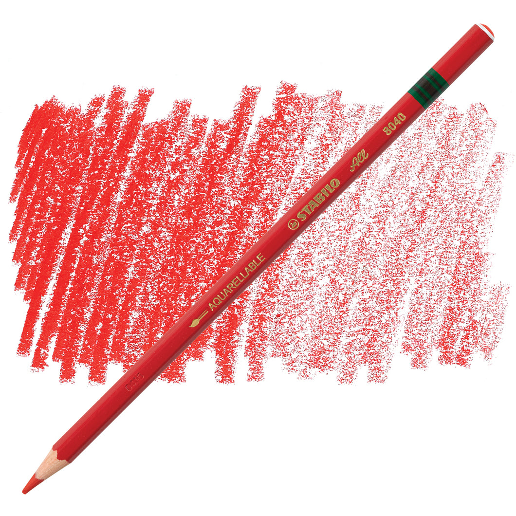 Stabilo Aquarellable Pencil Red (8040)