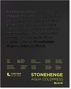 Stonehenge Aqua Cold Press Black (L21-SQc140BK810)