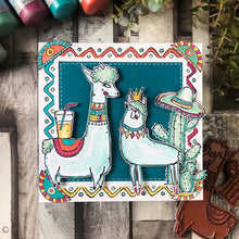 Load image into Gallery viewer, Paper Artsy Stamp Set Llama Llama Ding Dong designed by Elena Zinski (ZA61)