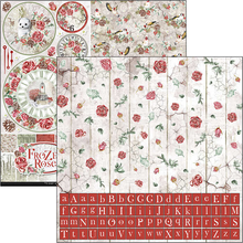 Load image into Gallery viewer, Ciao Bella 12x12 Patterns Pad Frozen Roses (CBT039)
