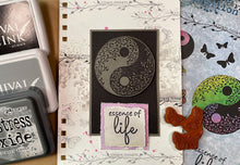 Load image into Gallery viewer, Paper Artsy Stamp Set Essence of Life designed by France Papillon (FP022)