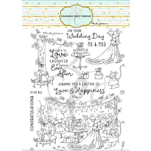 Colorado Craft Company Stamp & Die Set Happily Ever After (AJ462)