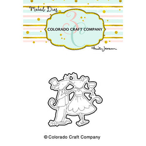 Colorado Craft Company Stamp & Die Set Anniversary Die (AJ465)