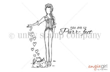 Load image into Gallery viewer, Unity Stamp Company Stamp Set Nancy Girl (ANGIE-1153A)