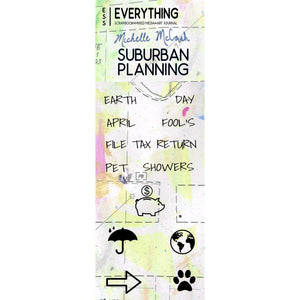 Suburban Planning Planner Stamp Set by Michelle McCosh April