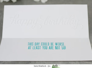 Picket Fence Studios Photopolymer Stamps Inside Quotes: Birthday (S-187)