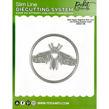 Load image into Gallery viewer, Picket Fence Studios Slim Line Die Cutting System Insert Bee Happy (SDCS-146)