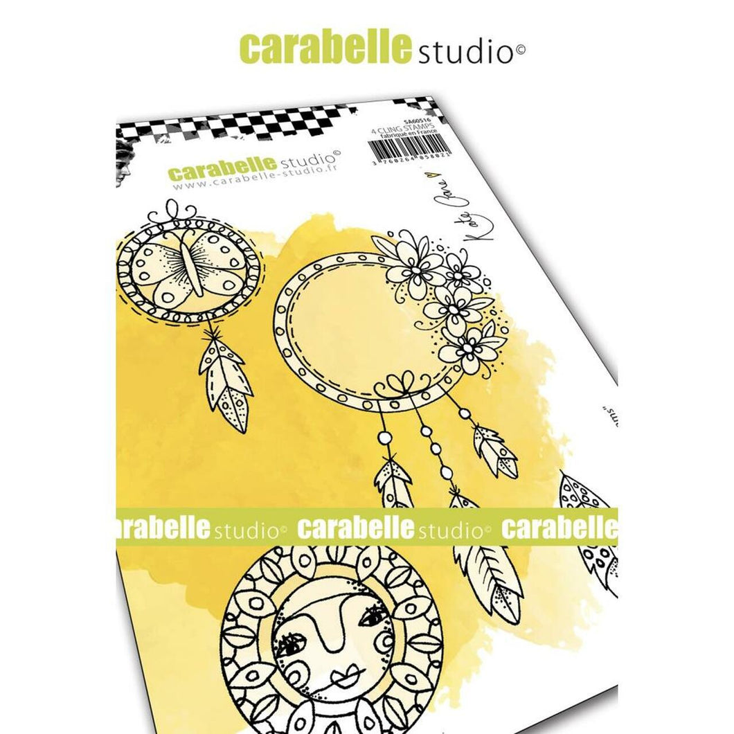 Carabelle Studio Cling Stamp Boho Dreams by Kate Crane (SA60516)