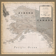 Load image into Gallery viewer, Carta Bella Paper Co. Cartography No. 2 Collection - Alaska 12&quot; x 12&quot; Scrapbook Paper (CBC116007)
