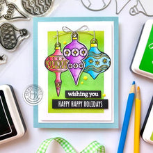 Load image into Gallery viewer, Hero Arts PolyClear Stamp & Die Set Holiday Ornaments (DI025)