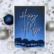 Load image into Gallery viewer, Hero Arts Clear Stamp & Hot Foil Plate Happy Holidays (CM646)