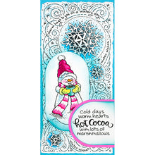 Load image into Gallery viewer, Stampendous Fran's Slim Cling Rubber Snowflake Wishes (CSL19)