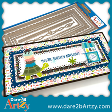 Load image into Gallery viewer, Dare 2B Artzy Steel Dies Slimline Love Framelit Die (D134)