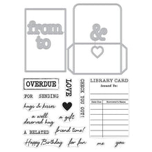 Load image into Gallery viewer, Hero Arts Stamp & Cut XL Library Card (DC285)