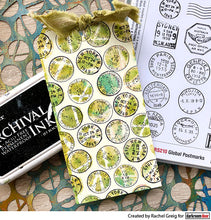 Load image into Gallery viewer, Darkroom Door Rubber Stamps Global Postage (DDRS210)