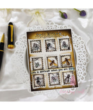 Load image into Gallery viewer, Dress My Craft Punch Post Card Ticket (DMCT5087)