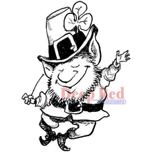 Load image into Gallery viewer, Deep Red Cling Stamps Lucky Leprechaun (3X505118)