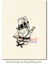 Load image into Gallery viewer, Deep Red Cling Stamps Lucky Leprechaun (3X505118)