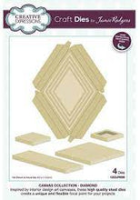 Load image into Gallery viewer, Creative Expressions Craft Dies by Jamie Rodgers Canvas Collection Diamond (CEDJR006)
