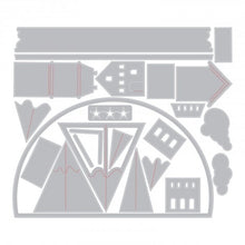 Load image into Gallery viewer, Sizzix Alterations Thinlits Die Set Snowglobe by Tim Holtz (661603)