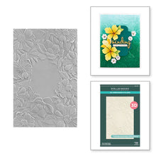 Load image into Gallery viewer, Spellbinders Paper Arts Four Petal Floral 3D Embossing Folder (E3D-053)