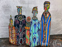 Load image into Gallery viewer, PaperArtsy Eclectica3 Rubber Stamp Set Tribal Faces designed by Gwen Lafleur (EGL09)