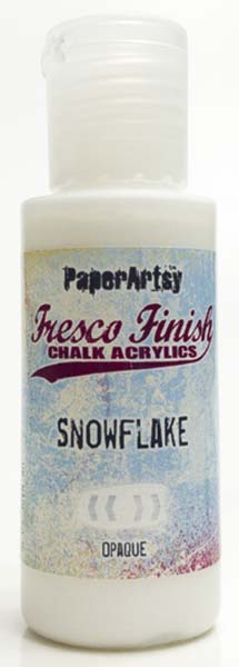 PaperArtsy Fresco Finish Chalk Acrylics Snowflake Opaque (FF15)