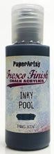 Load image into Gallery viewer, PaperArtsy Fresco Finish Chalk Acrylics Inky Pool Translucent (FF46)