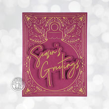 Load image into Gallery viewer, Hero Arts Clear Stamp & Hot Foil Plate Season's Greetings (CM645)