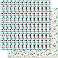 Authentique - 12" x 12" Scrapbook Paper - Hooray Collection - Hooray Two (HRY002)