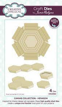 Load image into Gallery viewer, Creative Expressions Craft Dies by Jamie Rodgers Canvas Collection Hexagon (CEDJR004)
