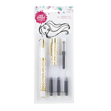Load image into Gallery viewer, Inkredible Pen Mermaid & Ink Cartridges Brights Set ArtEssentials by Jane Davenport