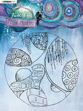 Load image into Gallery viewer, StudioLight Just Low Mindful Moodling Clear Stamp Set Big Circle (JL-MM-STAMP45)