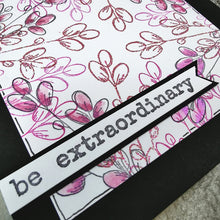 Load image into Gallery viewer, PaperArtsy Rubber Stamp Set Budding Text designed by Jo Firth-Young (JOFY102)