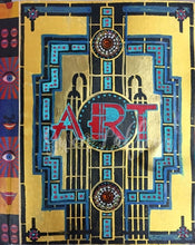 Load image into Gallery viewer, StencilGirl Products - Art Deco Bookplate 9" x 12" Stencil by Gwen Lafleur (L501)
