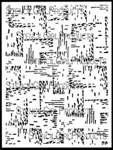 Load image into Gallery viewer, StencilGirl Products Signals 9" x 12" Stencil by Nathalie Kalbach (L759)