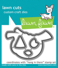 Load image into Gallery viewer, LawnFawn Lawn Cuts Stamp & Die Set Hang in There (LF1312)