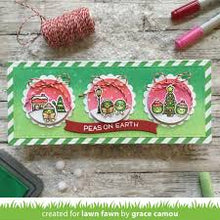 Load image into Gallery viewer, Lawn Fawn Photopolymer Clear Stamp Set - Peas on Earth (LF2421)
